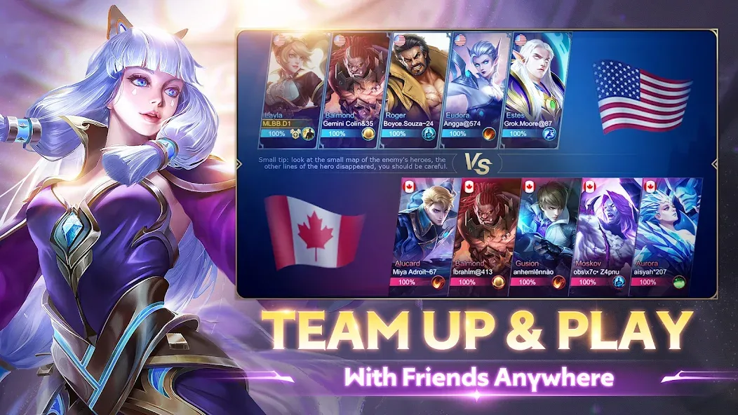 Mobile Legends: Bang Bang (Мобильные Легенды) МОД/Взлом [Много денег, Монет и Все открыто] Screenshot 3