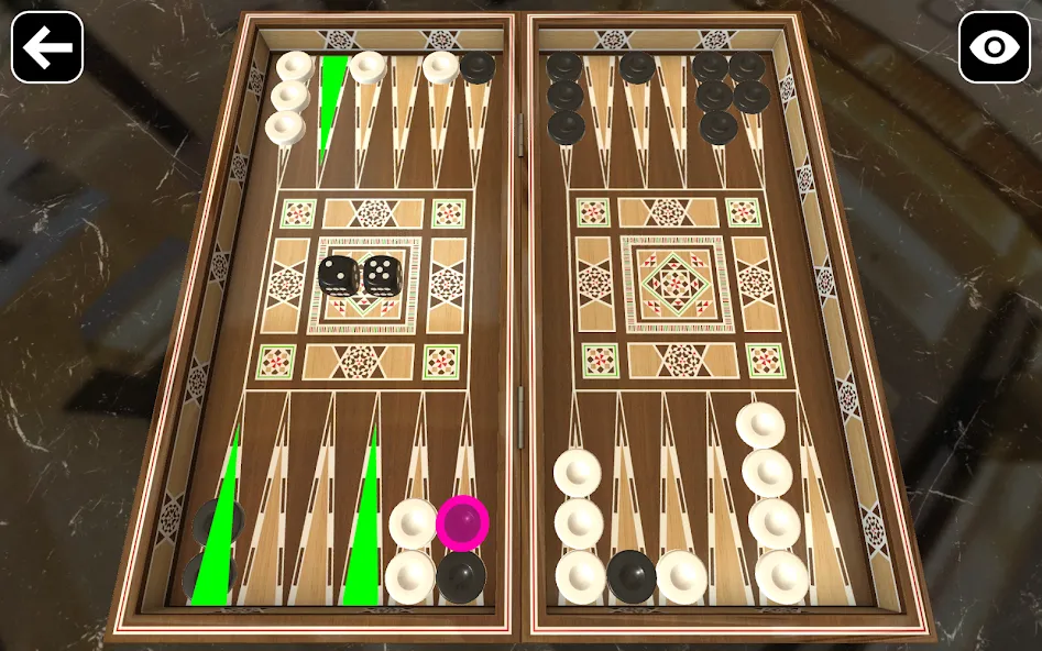 Original Backgammon МОД/Взлом [Много денег, Монет и Все открыто] Screenshot 2