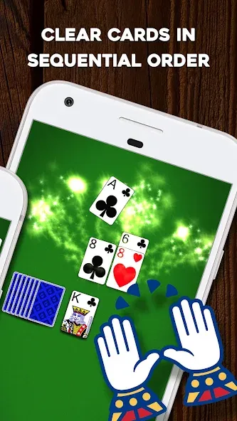 Crown Solitaire: Card Game (Краун Солитер) МОД/Взлом [Меню, Бесконечные монеты и Открытые уровни] Screenshot 2