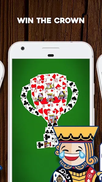 Crown Solitaire: Card Game (Краун Солитер) МОД/Взлом [Меню, Бесконечные монеты и Открытые уровни] Screenshot 3