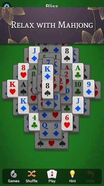 Mahjong Solitaire МОД/Взлом [Меню, Бесконечные монеты и Открытые уровни] Screenshot 1