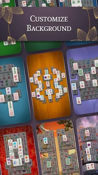 Mahjong Solitaire МОД/Взлом [Меню, Бесконечные монеты и Открытые уровни] Screenshot 5