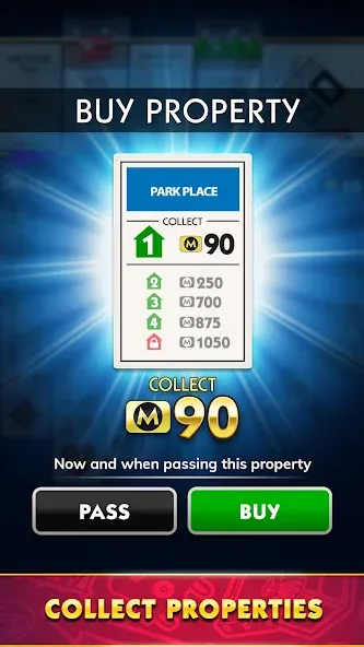 MONOPOLY Solitaire: Card Games (Монополия Солитер) МОД/Взлом [Все открыто, Дополнительные деньги и Меню MOD] Screenshot 4