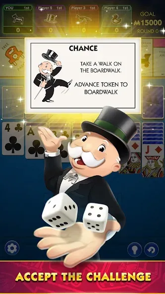MONOPOLY Solitaire: Card Games (Монополия Солитер) МОД/Взлом [Все открыто, Дополнительные деньги и Меню MOD] Screenshot 5