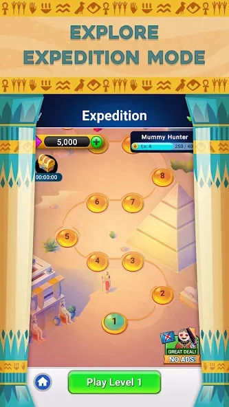 Pyramid Solitaire - Card Games (Пирамида Солитер) МОД/Взлом [Много денег, Монет и Все открыто] Screenshot 1