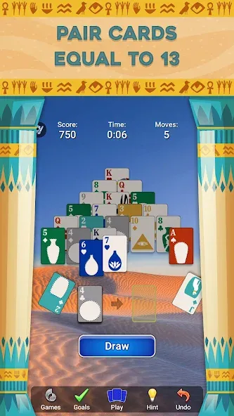 Pyramid Solitaire - Card Games (Пирамида Солитер) МОД/Взлом [Много денег, Монет и Все открыто] Screenshot 2