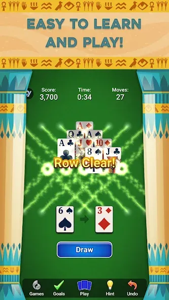 Pyramid Solitaire - Card Games (Пирамида Солитер) МОД/Взлом [Много денег, Монет и Все открыто] Screenshot 4