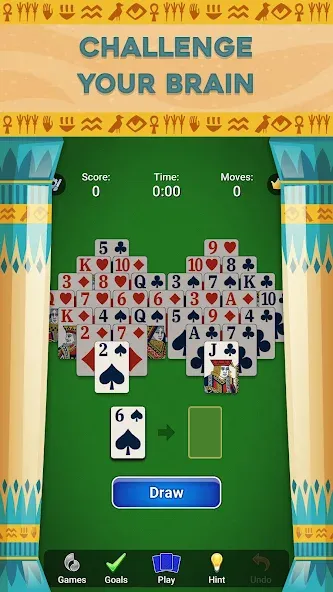 Pyramid Solitaire - Card Games (Пирамида Солитер) МОД/Взлом [Много денег, Монет и Все открыто] Screenshot 5