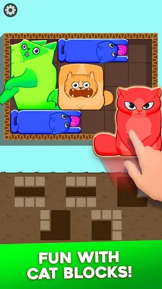 Block Puzzle Cats (Блок Пазл Кошки) МОД/Взлом [Бесконечные деньги, Монеты и Мега MOD] Screenshot 1