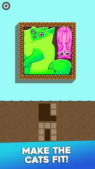 Block Puzzle Cats (Блок Пазл Кошки) МОД/Взлом [Бесконечные деньги, Монеты и Мега MOD] Screenshot 3