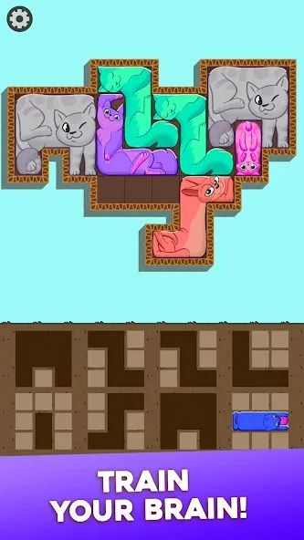 Block Puzzle Cats (Блок Пазл Кошки) МОД/Взлом [Бесконечные деньги, Монеты и Мега MOD] Screenshot 4