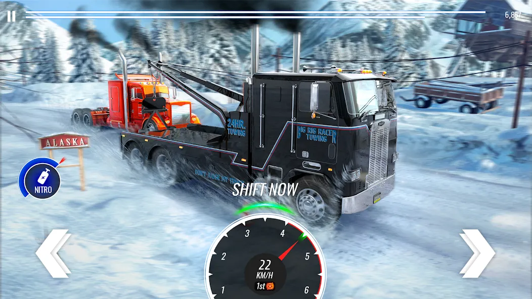 Big Rig Racing: Drag racing (Биг Риг Рейсинг) МОД/Взлом [Деньги, Монеты и Меню MOD] Screenshot 2