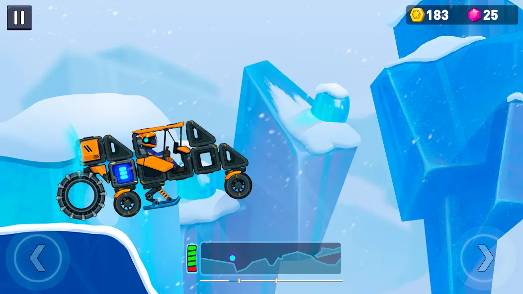 Rovercraft 2: Race a space car (Роверкрафт 2) МОД/Взлом [Бесконечные деньги, Монеты и Мега MOD] Screenshot 3