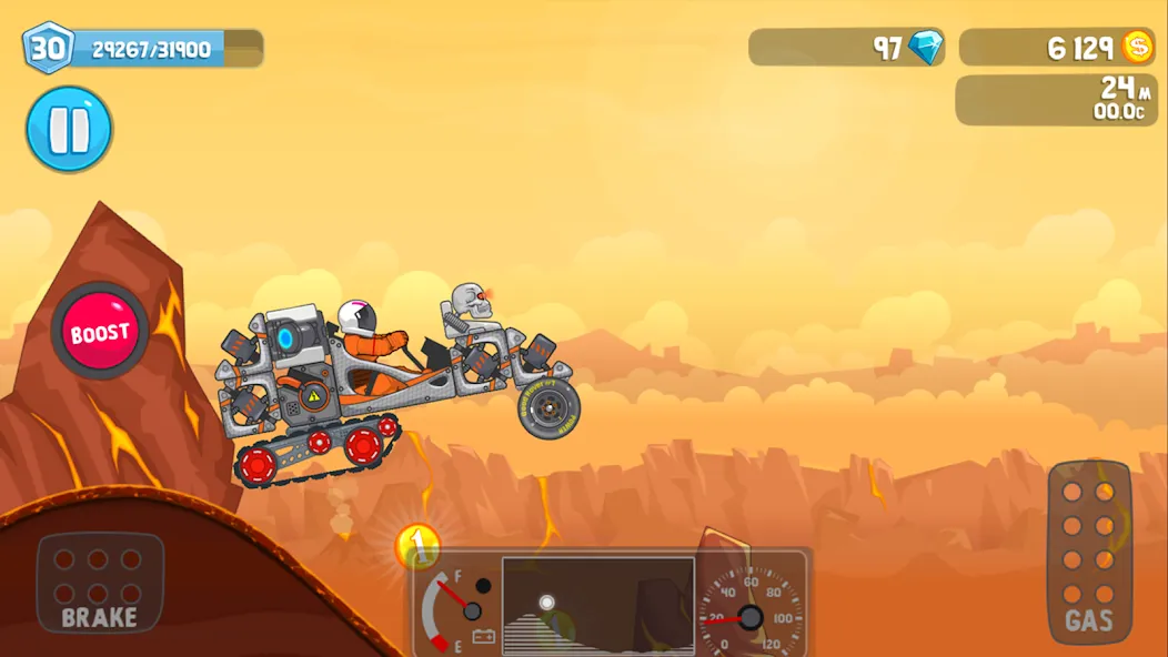 Rovercraft:Race Your Space Car (Роверкрафт) МОД/Взлом [Деньги, Монеты и Меню MOD] Screenshot 3