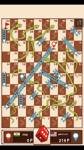 Snakes & Ladders King МОД/Взлом [Все открыто, Дополнительные деньги и Меню MOD] Screenshot 4