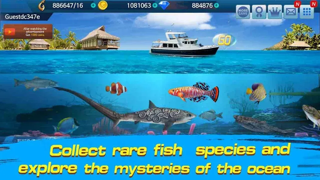 Fishing Championship МОД/Взлом [Много денег, Монет и Все открыто] Screenshot 3