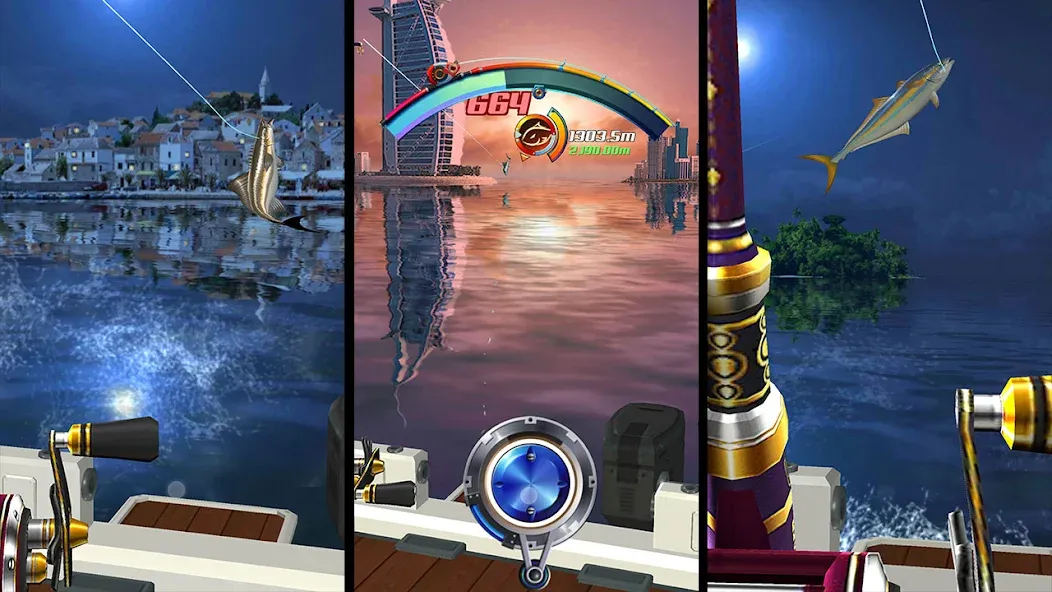 Fishing Hook МОД/Взлом [Меню, Бесконечные монеты и Открытые уровни] Screenshot 3