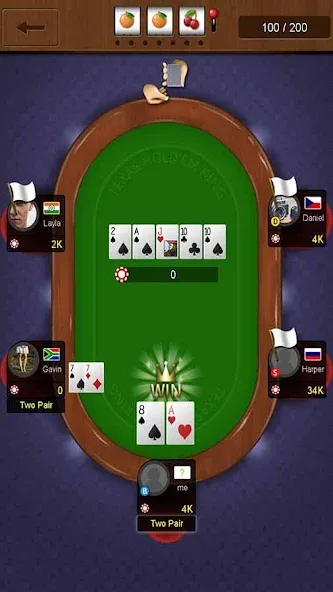 Texas holdem poker king МОД/Взлом [Бесконечные деньги, Монеты и Мега MOD] Screenshot 5
