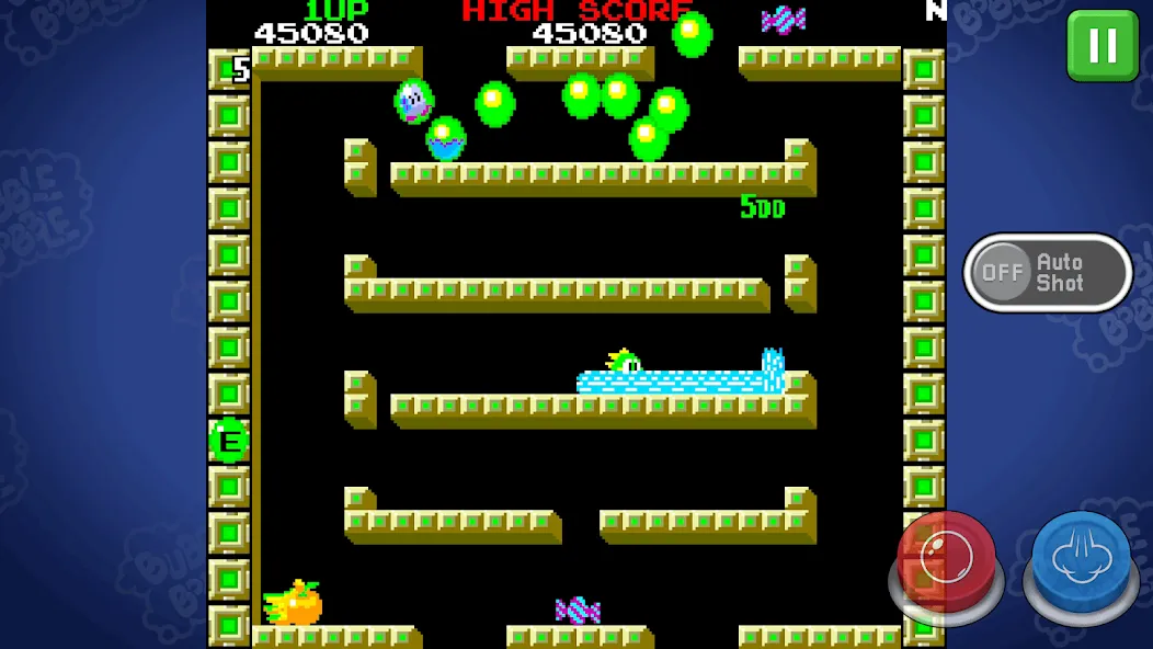 BUBBLE BOBBLE classic (БАБЛ БОББЛ классика) МОД/Взлом [Деньги, Монеты и Меню MOD] Screenshot 1