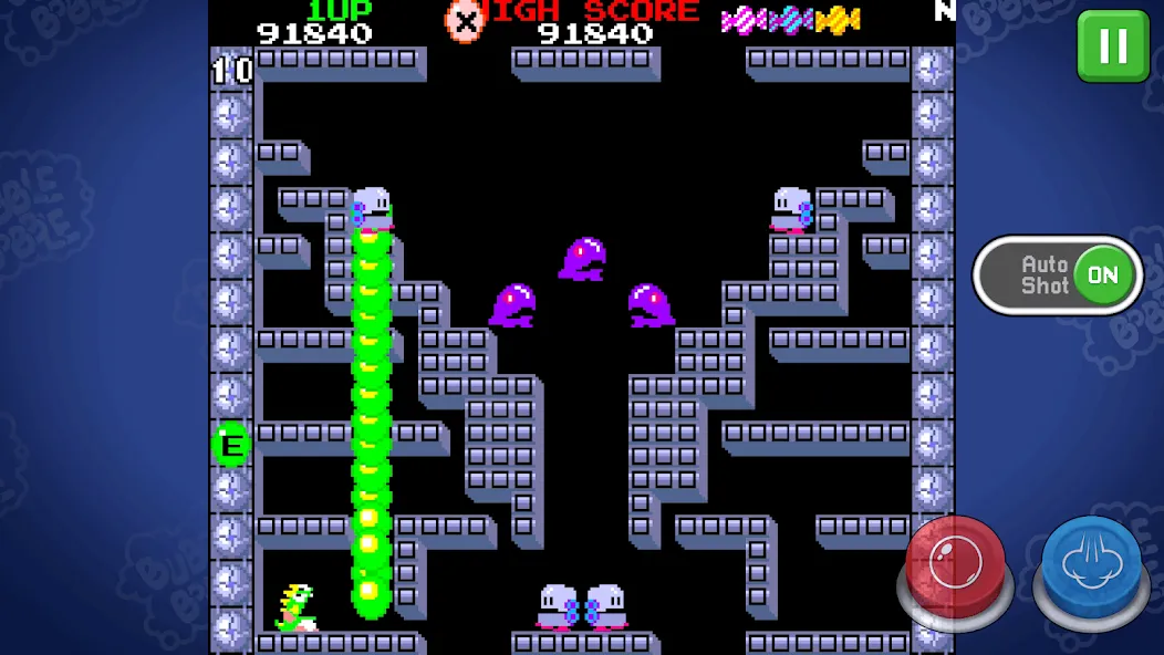 BUBBLE BOBBLE classic (БАБЛ БОББЛ классика) МОД/Взлом [Деньги, Монеты и Меню MOD] Screenshot 2