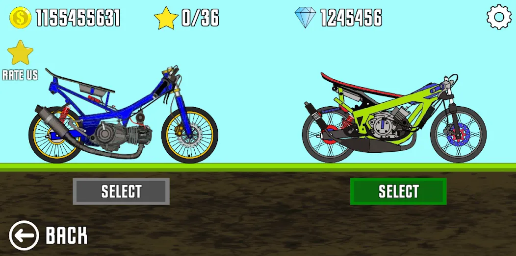Drag Racing Bike (Драг рейсинг байк) МОД/Взлом [Все открыто, Дополнительные деньги и Меню MOD] Screenshot 2