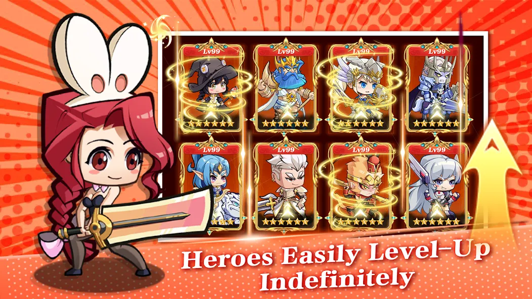 Mythic Summon: Idle RPG (Мифическое Призывание) МОД/Взлом [Много денег, Монет и Все открыто] Screenshot 4