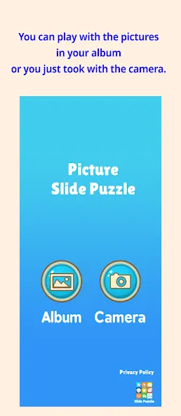 Slide Puzzle with your photo (Слайдпазл с вашим фото) МОД/Взлом [Меню, Бесконечные монеты и Открытые уровни] Screenshot 2