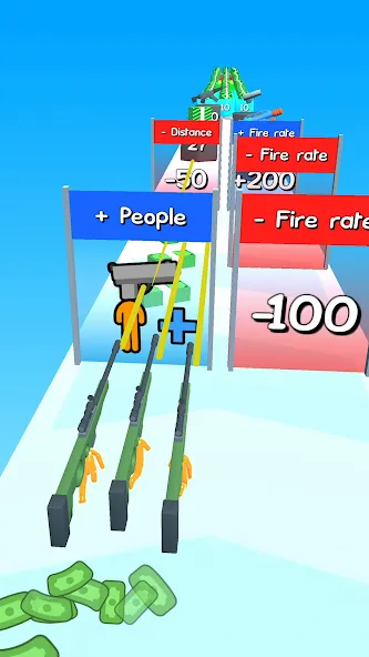 Gun Head Run (Ган Хэд Ран) МОД/Взлом [Много монет, Открытые уровни и Мега MOD] Screenshot 4