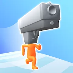 Скачать Gun Head Run Взлом (Много денег) на Андроид бесплатно