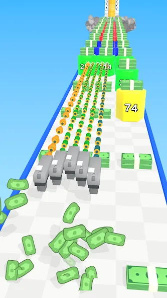 Merge Bullet (Мерж Буллет) МОД/Взлом [Деньги, Монеты и Меню MOD] Screenshot 4