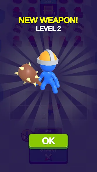 Merge Weapons: Battle Game (Мердж Вепонс) МОД/Взлом [Деньги, Монеты и Меню MOD] Screenshot 3