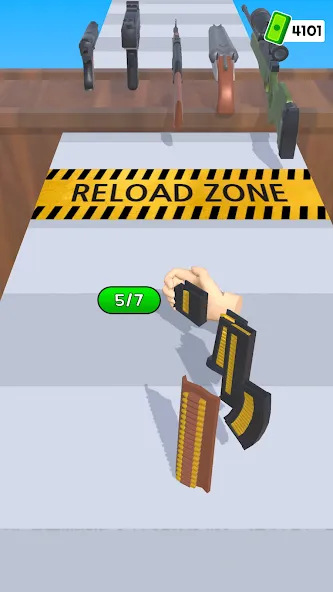 Reload Rush (Рилоуд Раш) МОД/Взлом [Бесконечные деньги, Монеты и Мега MOD] Screenshot 2