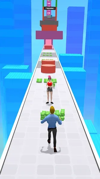 Money Run 3D (Мани Ран 3Д) МОД/Взлом [Деньги, Монеты и Меню MOD] Screenshot 4
