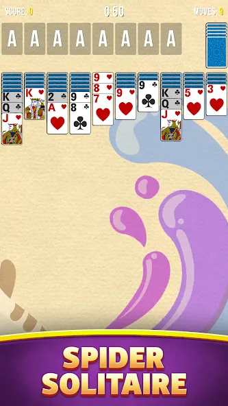 Solitaire Bliss Collection МОД/Взлом [Меню, Бесконечные монеты и Открытые уровни] Screenshot 3