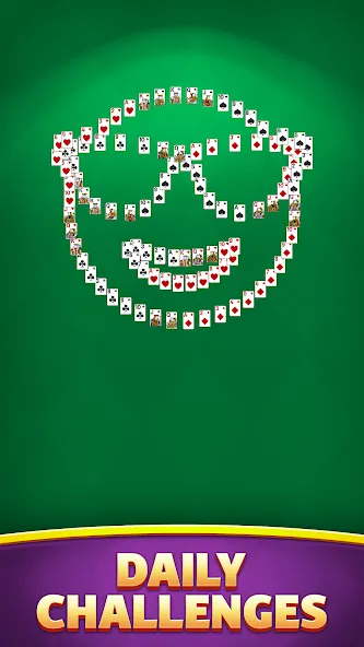Solitaire Bliss Collection МОД/Взлом [Меню, Бесконечные монеты и Открытые уровни] Screenshot 5