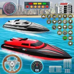 Скачать Speed Boat Racing: Boat games Взлом (много денег) на Андроид бесплатно