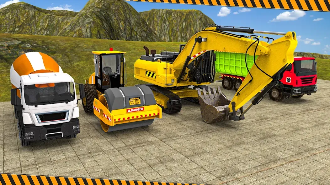 Heavy Construction Simulator МОД/Взлом [Много монет, Открытые уровни и Мега MOD] Screenshot 1