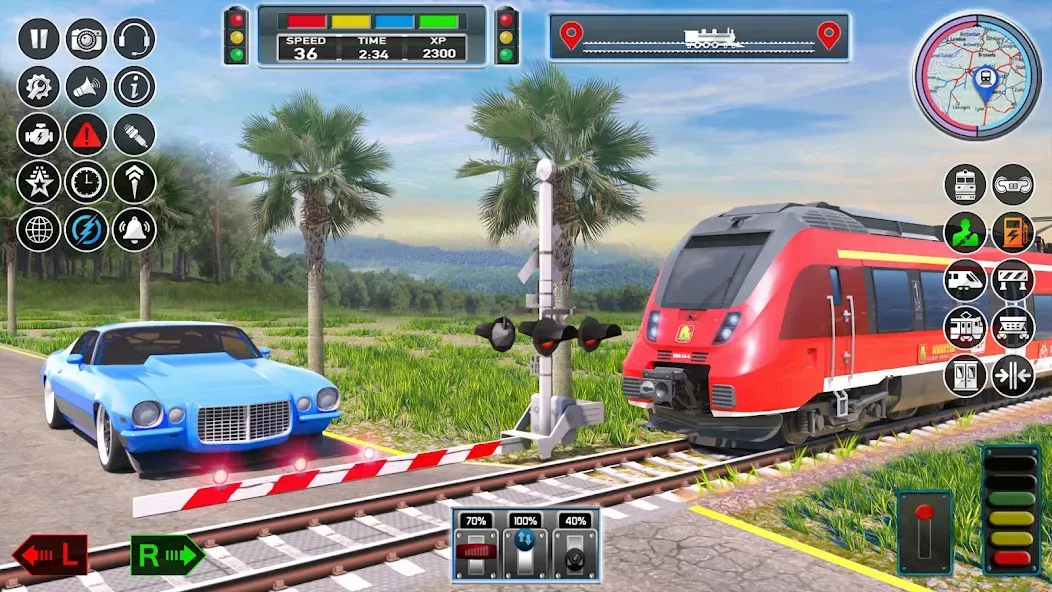 City Train Game 3d Train games МОД/Взлом [Много монет, Открытые уровни и Мега MOD] Screenshot 4