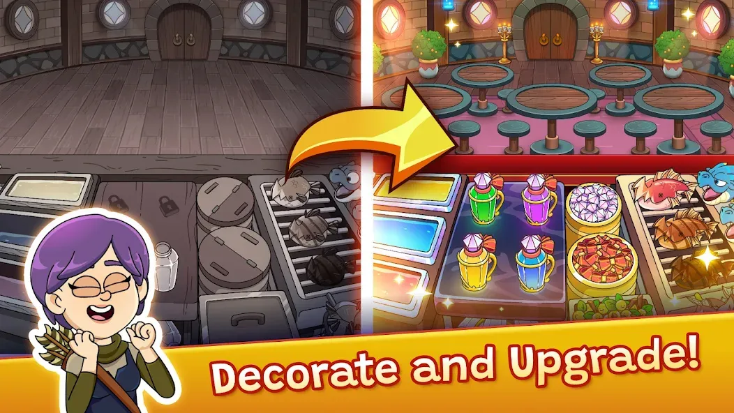 Potion Punch 2: Cooking Quest (Пошен Панч 2) МОД/Взлом [Меню, Бесконечные монеты и Открытые уровни] Screenshot 5