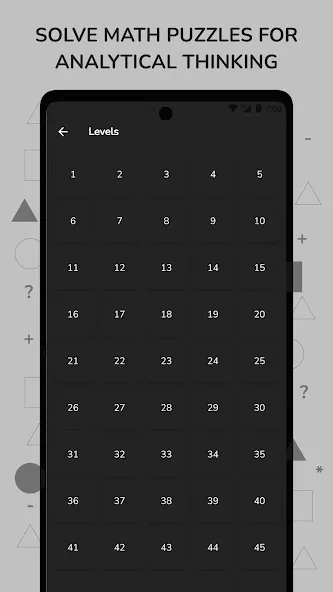 Math Puzzle & Brain Riddles МОД/Взлом [Деньги, Монеты и Меню MOD] Screenshot 1