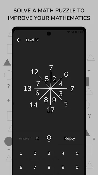 Math Puzzle & Brain Riddles МОД/Взлом [Деньги, Монеты и Меню MOD] Screenshot 3