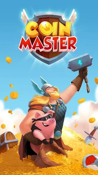 Coin Master (Коин Мастер) МОД/Взлом [Меню, Бесконечные монеты и Открытые уровни] Screenshot 1