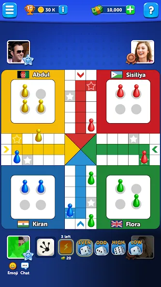 Ludo Club - Fun Dice Game (Лудо Клуб) МОД/Взлом [Меню, Бесконечные монеты и Открытые уровни] Screenshot 1
