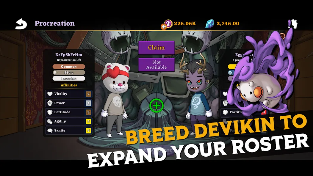 Devikins: Epic NFT/Crypto Game (Девикинс) МОД/Взлом [Много денег, Монет и Все открыто] Screenshot 4