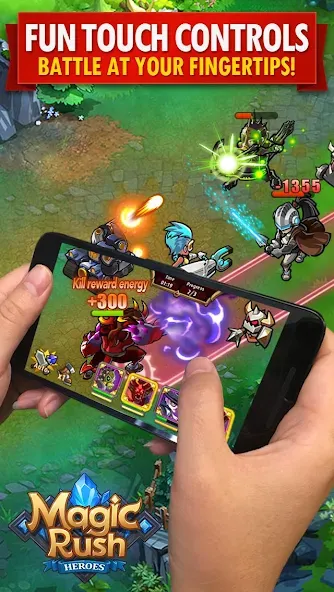 Magic Rush: Heroes (Меджик Раш) МОД/Взлом [Бесконечные деньги, Монеты и Мега MOD] Screenshot 1