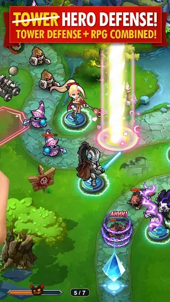 Magic Rush: Heroes (Меджик Раш) МОД/Взлом [Бесконечные деньги, Монеты и Мега MOD] Screenshot 2