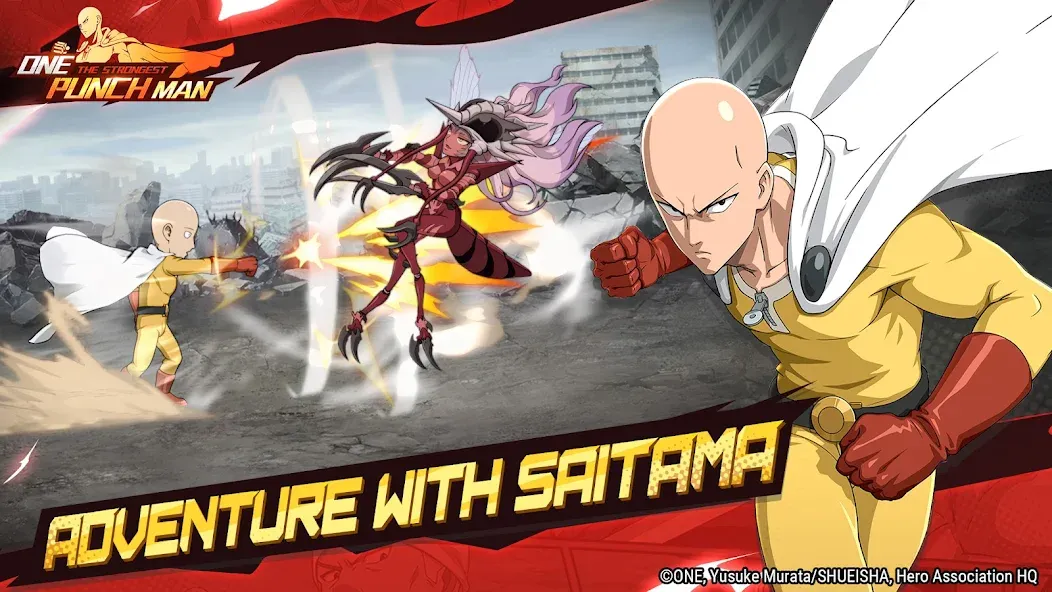 One Punch Man - The Strongest (Уан Панч Мен) МОД/Взлом [Много денег, Монет и Все открыто] Screenshot 2