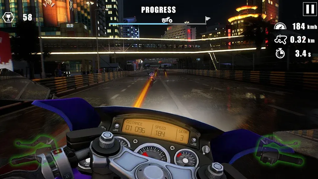 Moto Bike Race : Driving Car (Мото Байк Рейс) МОД/Взлом [Много денег, Монет и Все открыто] Screenshot 2