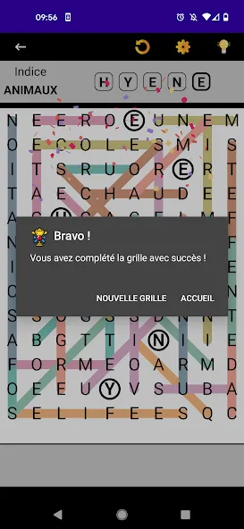 Mots Mêlés Français МОД/Взлом [Меню, Бесконечные монеты и Открытые уровни] Screenshot 2