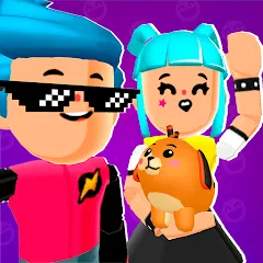 Скачать PK XD: Fun, friends & games Взлом (Много денег и без рекламы) на Андроид